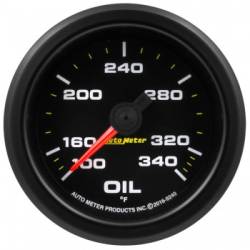 Auto Meter - Auto Meter Extreme Environment Series, 2 1/16" Gauge, Oil Temp.340ºF, Stepper Motor w/ Peak & Warning (Universal)                             