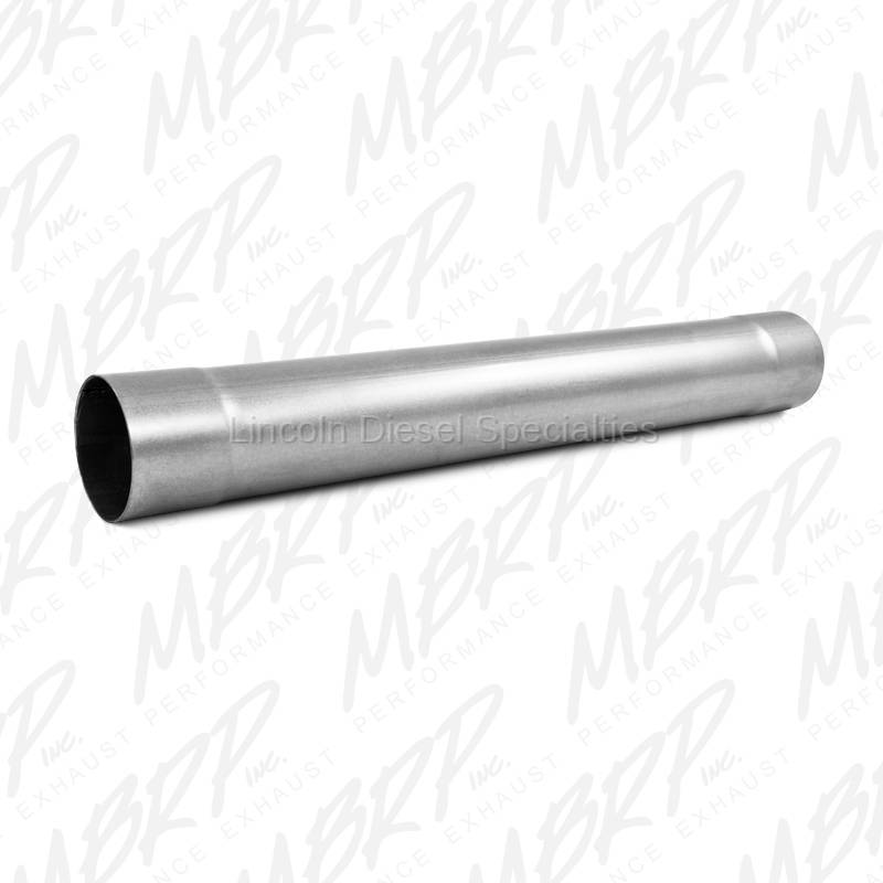 MBRP Universal 4" Muffler Delete Pipe 4" Inlet /Outlet 30" Overall