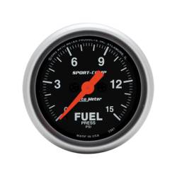 Auto Meter - Auto Meter Sport-Comp Fuel Pressure Gauge