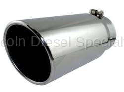 AFE - AFE Mach Force-XP 5" Polished Stainless Steel Exhaust Tip; (4" Inlet, 5" Outlet)