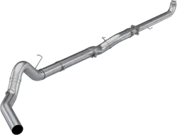 MBRP - MBRP  PLM Series, 5" Down Pipe Back, Single Side ,Exhaust System, AL, No Muffler, No Tip, Race Profile (2001-2004)
