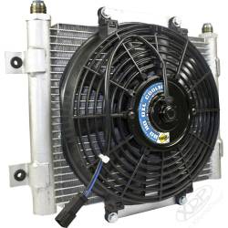 BD Diesel Performance - BD-Power Xtruded Auxiliary Trans Cool with Fan -10 JIC Male Connection  (Universal)