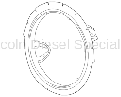 GM - GM OEM Cooling Fan Rear Shroud (2011-2016)