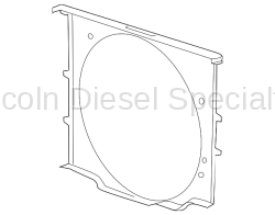 GM - GM OEM Cooling Fan Front Shroud (2015-2016)