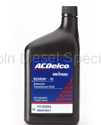 GM - GM AC Delco Dexron VI Full Synthetic Automatic Transmission Fluid QT. (2001-2019)