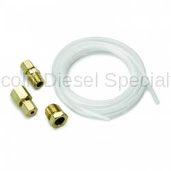 Auto Meter - Auto Meter Nylon Tubing,1/8", 10FT. Lng, with 1/8" NPTF Brass Compression Fittings