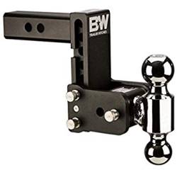 B & W Hitches - B&W Tow & Stow (2.5") Receiver Hitch, Dual Ball (2" & 2-5/16") 5" Drop / 5.5" Rise (Universal)