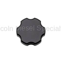 Wehrli Custom Fabrication - Wehrli Custom Fab 1999-2019 GM 1500/2500/3500 Billet Aluminum Brake Master Cylinder Cap, Black Anodized
