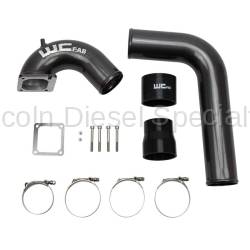 Wehrli Custom Fabrication - Wehrli Custom Fab 2003-2007 5.9L Cummins 3.5" High Flow Intake Horn & Intercooler Pipe Kit