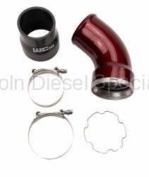 Wehrli Custom Fabrication - Wehrli Custom Fab 2006-2010 LBZ/LMM Duramax Passenger Side Intercooler Outlet Elbow Kit