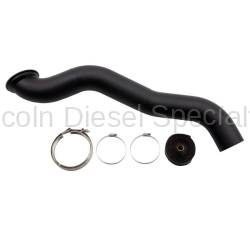 Wehrli Custom Fabrication - WCF-LB7/LLY/LBZ/LMM Duramax Twin Turbo 4" Down Pipe