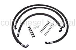 Fleece - FLEECE PERFORMANCE Duramax L5P Transmission Cooler Line Set (2017-2019)