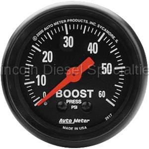Auto Meter - Auto Meter Z-Series Boost Gauge