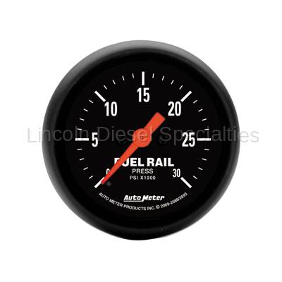 Auto Meter - Auto Meter Z-Series Fuel Rail Pressure Gauge Kit