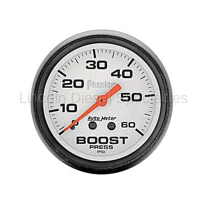 Auto Meter - Auto Meter Phantom Series Boost Gauge (Universal)