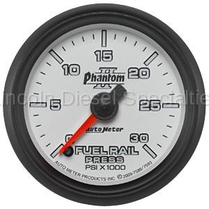 Auto Meter - Auto Meter Phantom II Series Fuel Rail Pressure Gauge