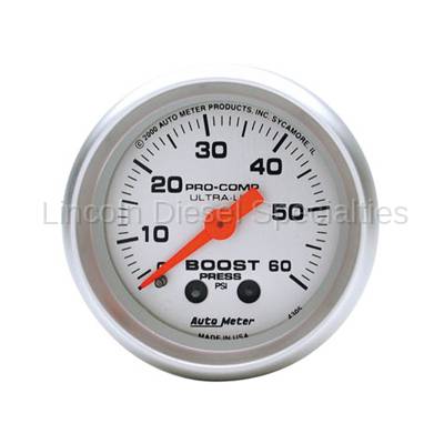 Auto Meter - Auto Meter Ultra-Lite Boost Gauge-Mechanical (Universal)