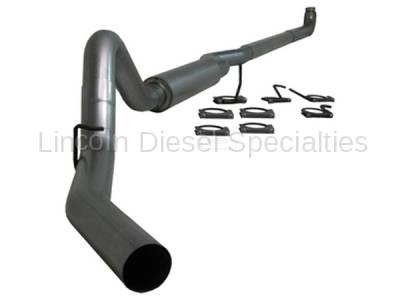 MBRP - MBRP 4" Performance Series Down Pipe Back Aluminized Single Exhaust System W/ Muffler (2001-2007)