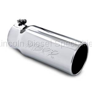 MBRP - MBRP Universal 4" Rolled Straight T304 Exhaust Tip(4" Inlet, 5" Outlet)