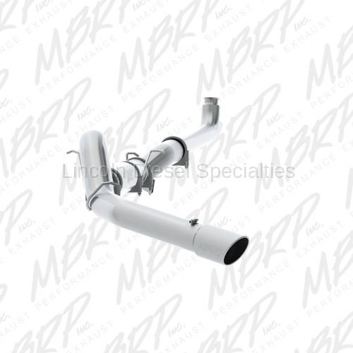 MBRP - MBRP Installer Series, 5" Down Pipe Back, Single Side,  Exhaust System, AL, w/ Front Pipe, Muffler, and Tip (2001-2007)