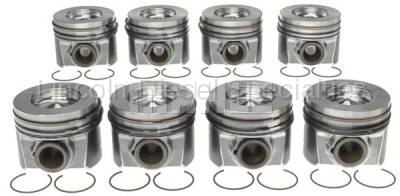 Mahle - MAHLE Full Set Right and Left Side Piston w/ Rings STD. (2001-2005)