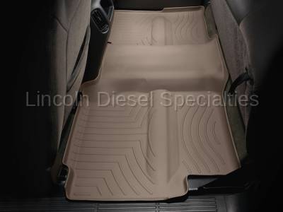 WeatherTech - WeatherTech Duramax 2nd Row Only Floor Liner with Full Underseat Coverage (Tan) 2001-2007