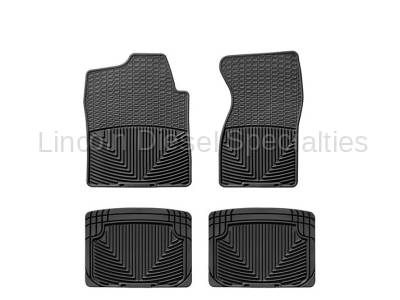 WeatherTech - WeatherTech Duramax Front And Rear All Weather Floor Mats (Black) 2001-2007