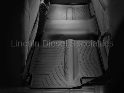 WeatherTech - WeatherTech Duramax 2nd Row Only Floor Liner with Full Underseat Coverage (Black) 2007.5-2014