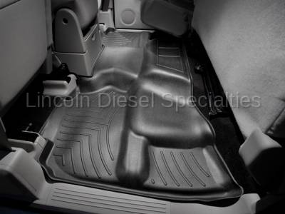 WeatherTech - WeatherTech Duramax 2nd Row Only Floor Liner For Extended Cab (Black) 2007.5-2014