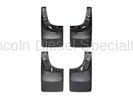 WeatherTech - WeatherTech Mud Flap Front and Rear, Std. Fenders Laser Fitted, 2001-2007