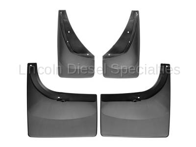WeatherTech - WeatherTech Mud Flap Front and Rear, Fender Flares/Trim, Dually, Fenders Laser Fitted, 2001-2007