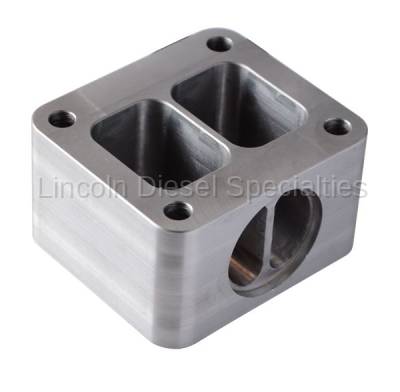 PPE - PPE Duramax T4 Riser Block with Wastegate Port (2001-2010)