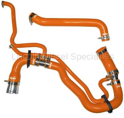 PPE - PPE Performance Silicone Upper and Lower Coolant Hose Kit Orange (2011-2016)