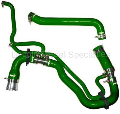 PPE - PPE Performance Silicone Upper and Lower Coolant Hose Kit Green (2011-2016)