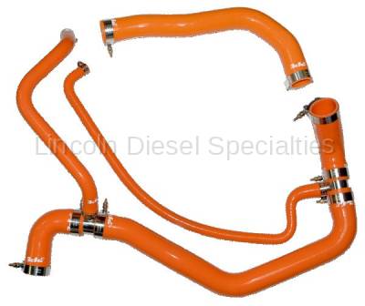 PPE - PPE Performance Silicone Upper and Lower Coolant Hose Kit, Orange (2001-2005)