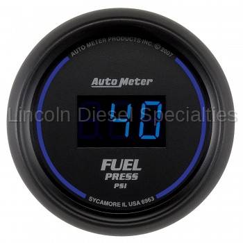 Auto Meter - Auto Meter Cobalt Digital Series, 2-1/16" FUEL PRESSURE, 5-100 PSI (Universal)