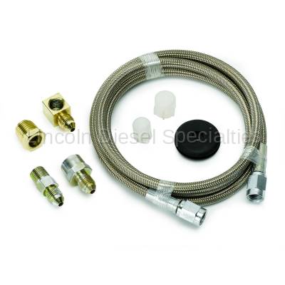 Auto Meter - Auto Meter Braided Stainless Steel Line, #3 DIA., 6FT.Lgnth, -3AN AND 1/8" NPTF Fittings (Universal)