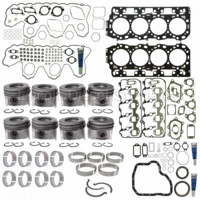 Mahle - Mahle Motorsports Complete Master Engine Rebuild Kit w/Performance Cast Pistons, With/.075 Pockets (2001-2005)