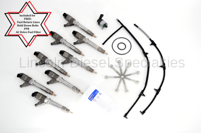 BOSCH - 2004.5-2005 OEM Genuine BOSCH® LLY Fuel Injectors Kit **NO CORE CHARGE**