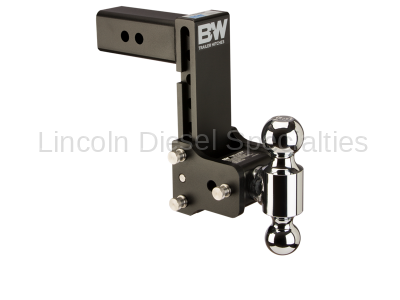 B & W Hitches - B&W Tow & Stow Receiver Hitch 2", Dual Ball (2" & 2-5/16"), 7" Drop / 7.5" Rise (Universal)