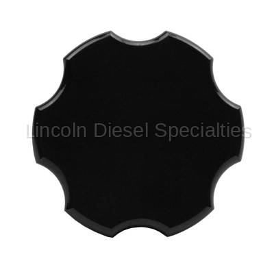 Wehrli Custom Fabrication - 2001-2023 GM Billet Aluminum Oil Fill Cap, Black Anodized