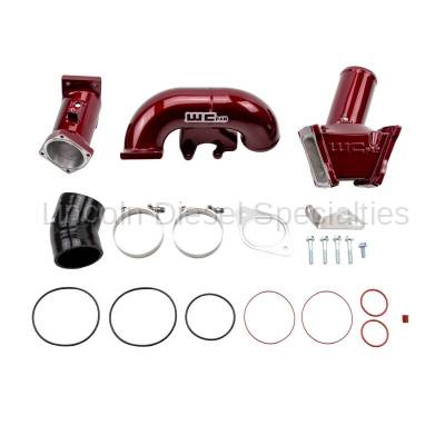 Wehrli Custom Fabrication - 2007.5-2010 LMM Duramax High Flow 3" Y-Bridge Kit