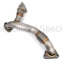 PPE - PPE Replacement LML Up-Pipe (Passenger Side) for PPE Exhaust Manifolds (2011-2016)
