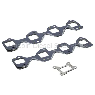 PPE - PPE L5P Duramax Standard Port Stainless Steel 3 pcs Exhaust Manifold Gasket Set (2017-2020)