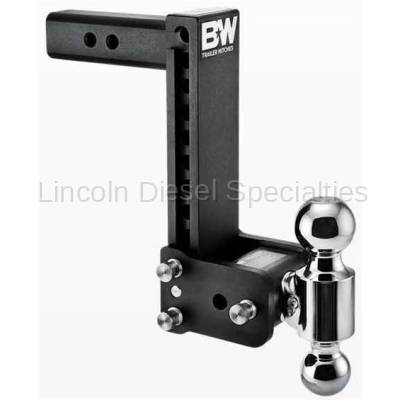 B & W Hitches - B&W Tow & Stow (2") 9" Drop or 9.5" Rise 2-5/16 X 2" Dual Ball Size Hitch (Black) (Universal)