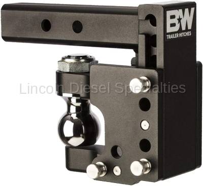 B & W Hitches - B&W Tow and Stow Pintle Hitch 2.5" Shank 2" Ball, 8.5" Drop 4.5" Rise (Universal)