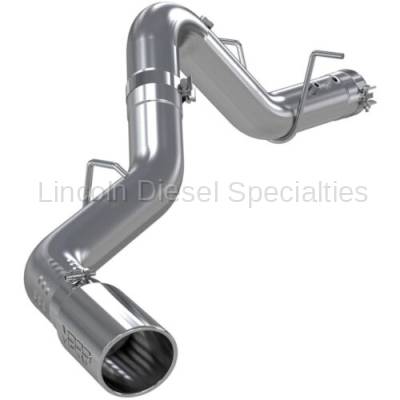 MBRP - MBRP DURAMAX L5P, 4" DPF Back Exhaust System, Single Side Exit, w / Tip (2020-2024)