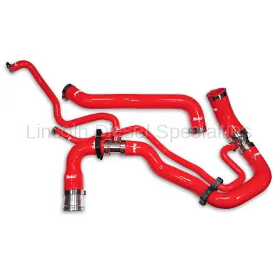PPE - PPE Performance Silicone Upper and Lower Coolant Hose Kit Red (2011-2016)