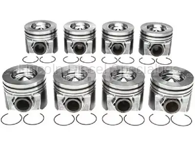 Mahle - Mahle Original 6.4L Powerstroke Piston with Rings Std.Full Set (2008-2010)