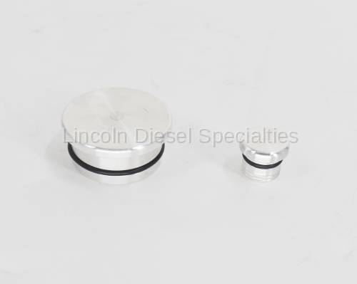 Lincoln Diesel Specialities - Billet Resonator & PCV Re-Route Plug (2004.5-2010)